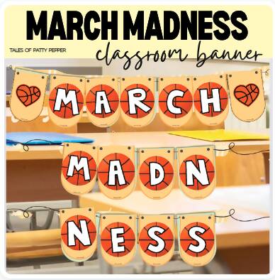 March Madness: Printable Garland Banner