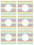 Load image into Gallery viewer, Simple and Stylish Chevron Chic Rainbow Brite Stripe