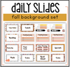 Daily Google Slides Fall, Autumn, Halloween & Thanksgiving Themed | Printable Classroom Resource | Mrs. Munch's Munchkins