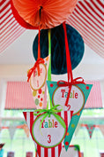 Load image into Gallery viewer, Table Pennants | Carnival | UPRINT | Schoolgirl Style