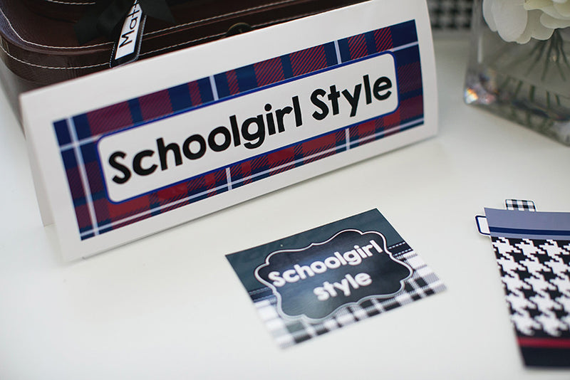 Fancy Labels | World Traveler | UPRINT | Schoolgirl Style