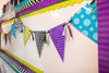 Mini Pennants Midnight Orchid Paisley by UPRINT