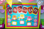 Word Wall Labels | Bright Owls | UPRINT | Schoolgirl Style