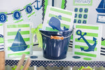 Classroom Prints | Preppy Nautical Lime Green and Navy Blue | UPRINT | Schoolgirl Style