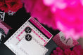 Load image into Gallery viewer, Stationary Set Hot Pink and Black by UPRINT