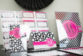 Load image into Gallery viewer, Stationary Set | Hot Pink & Black | UPRINT | Schoolgirl Style