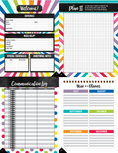 Load image into Gallery viewer, Planner and Organizer | Bright and Brewtiful | UPRINT | Schoolgirl Style