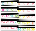 Load image into Gallery viewer, Manuscript Number Line Simply Stylish Tropical by UPRINT