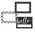 Load image into Gallery viewer, Industrial Chic Hello! Name Tags by UPRINT