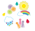 Load image into Gallery viewer, Hello Sunshine Rainbow Cutouts by UPRINT