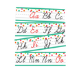 Load image into Gallery viewer, Cursive Alphabet Line Black White and Stylish Brights Confetti by UPRINT