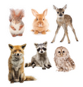 Load image into Gallery viewer, Extra Large Animal Cutout Woodland Whimsy by UPRINT