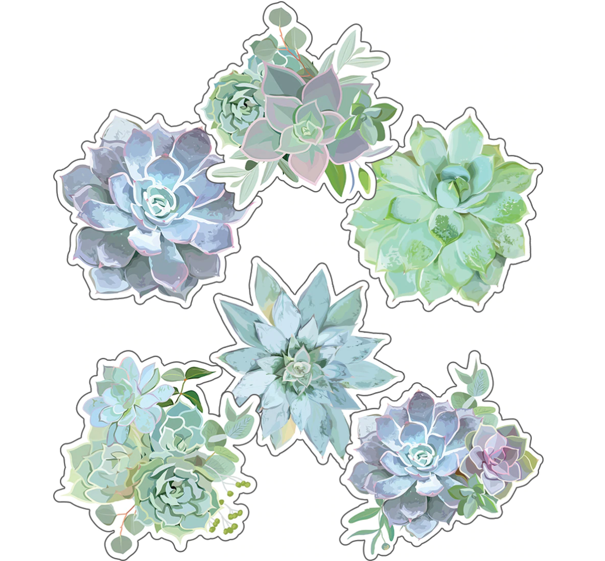 Succulents Cut-Outs