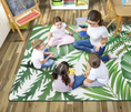 Load image into Gallery viewer, Greenery Leaves Classroom Rug by Schoolgirl Style