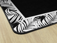 Load image into Gallery viewer, White Ferns On Black Classroom Rug by Schoolgirl Style