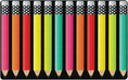Load image into Gallery viewer, Colorful Pencils Classroom Rug by Flagship