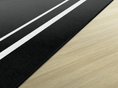 Load image into Gallery viewer, Black & White Border Classroom Rug by Schoolgirl Style