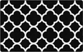 Load image into Gallery viewer, Black and White Quatrefoil Classroom Rug by Flagship