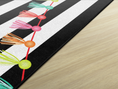Load image into Gallery viewer, Black White and Stylish Brights Classroom Rug by Schoolgirl Style