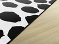 Load image into Gallery viewer, Black on White Safari Dot Classroom Rug by Schoolgirl Style
