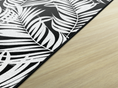 Load image into Gallery viewer, Black and White Fern Classroom Rug by Schoolgirl Style