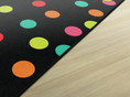 Load image into Gallery viewer, Rainbow Polka Dots Classroom Rug by Schoolgirl Style