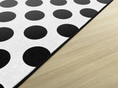 Load image into Gallery viewer, Black & White Polka Dots Classroom Rug by Schoolgirl Style