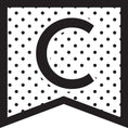 Load image into Gallery viewer, Polka Dot Banner Letters | Black, White and Stylish Brights | UPRINT | Schoolgirl Style