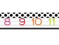 Load image into Gallery viewer, Number Line (White) | Black, White and Stylish Brights | UPRINT | Schoolgirl Style