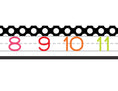 Load image into Gallery viewer, Number Line (Black) | Black, White and Stylish Brights | UPRINT | Schoolgirl Style