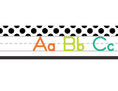 Load image into Gallery viewer, Alphabet Line Manuscript (White) | Black, White and Stylish Brights | UPRINT | Schoolgirl Style