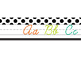 Load image into Gallery viewer, Alphabet Line Cursive (White) | Black, White and Stylish Brights | UPRINT | Schoolgirl Style