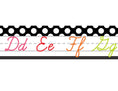 Load image into Gallery viewer, Alphabet Line Cursive (Black) | Black, White and Stylish Brights | UPRINT | Schoolgirl Style