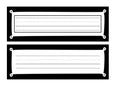 Load image into Gallery viewer, Nameplates | Black, White and Stylish Brights | UPRINT | Schoolgirl Style