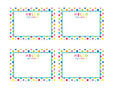 Load image into Gallery viewer, Nametags | Just Teach Rainbow | UPRINT | Schoolgirl Style