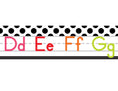 Load image into Gallery viewer, Alphabet Line Manuscript (White) | Black, White and Stylish Brights | UPRINT | Schoolgirl Style