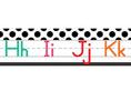 Load image into Gallery viewer, Alphabet Line Manuscript (White) | Black, White and Stylish Brights | UPRINT | Schoolgirl Style