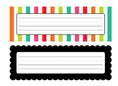 Load image into Gallery viewer, Nameplates | Black, White and Stylish Brights | UPRINT | Schoolgirl Style