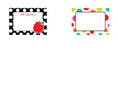 Load image into Gallery viewer, Name Tags | Black, White and Stylish Brights | UPRINT | Schoolgirl Style