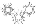 Load image into Gallery viewer, snowflake cut outs