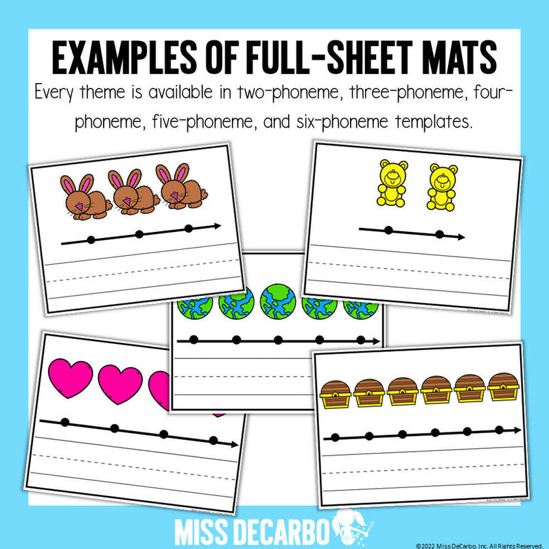 Orthographic Mapping Mats Sound Spelling Mats | Printable Classroom Resource | Miss DeCarbo