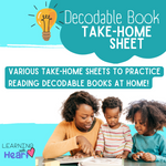 Decodable Book Take-Home Practice/Homework | Printable Classroom Resource | Learning with Heart