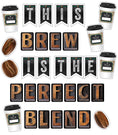 Load image into Gallery viewer, This Brew is the Perfect Blend Bulletin Board Set by UPRINT