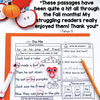 Fall Reading Passages with Comprehension | Printable Teacher Resources | Literacy with Aylin Claahsen