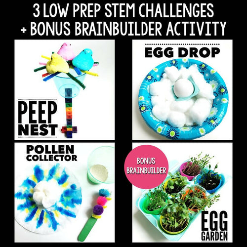 Easter and Spring STEM Challenges and Activities for April | Printable Classroom Resource | Teach Outside the Box- Brooke Brown