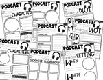 Podcast Organizers | Printable Classroom Resource | Miss West Best