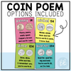 Money Coin Posters | Coins, Poem Song, Dollars | Math Bulletin Board | Rainbow | Printable Teacher Resources | Bethany Barr Education