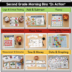 2nd Grade March Morning Bins