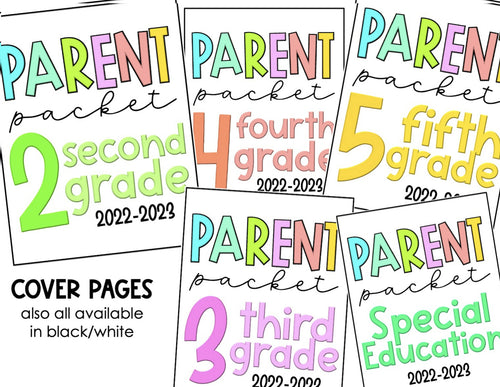 Parent Packet | Printable Classroom Resource | Miss West Best