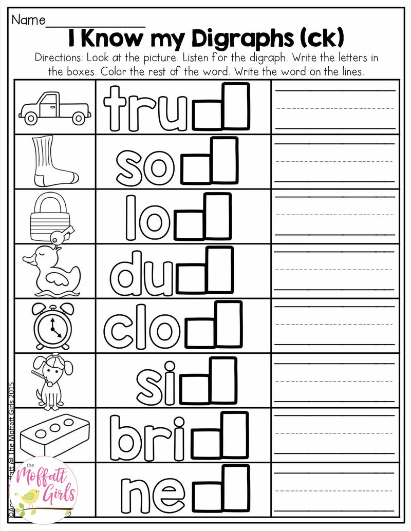 Kindergarten May NO PREP Packet | Printable Classroom Resource | The Moffatt Girls